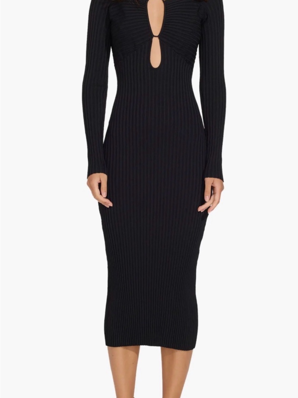 SOLID & STRIPED The Lisa Long Sleeve Cutout Dress